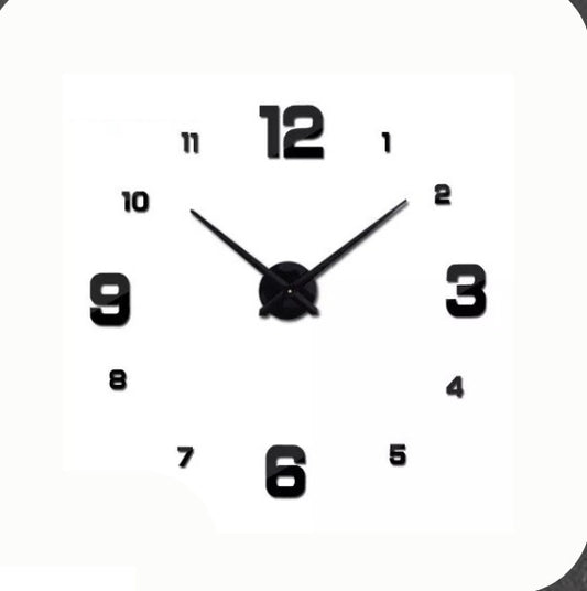 Reloj de Pared 3D Moderno