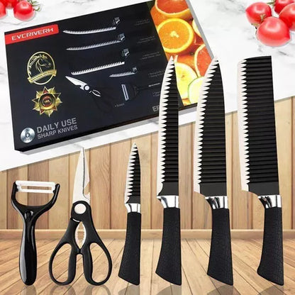 Set de Cuchillos para Cocina – 6 Piezas